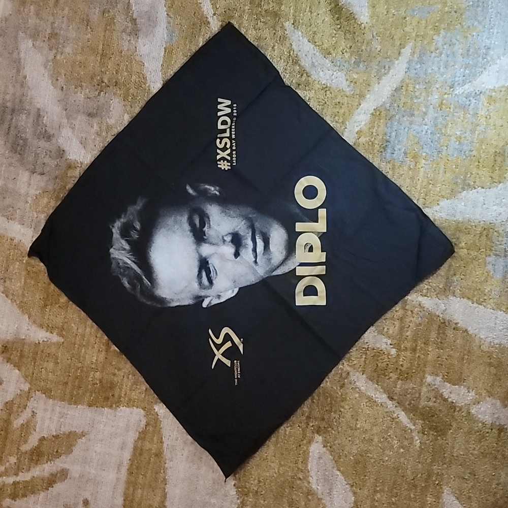 Diplo #XSLDW2015 Black and Gold Bandanna